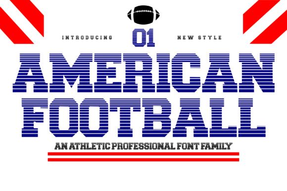 American Football 01: A Friendly Font for Digital Design