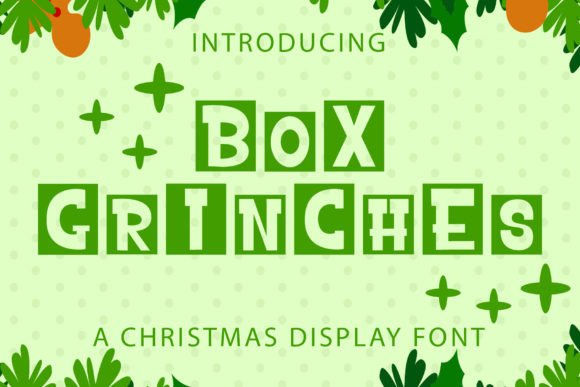 Box Grinches: A Font That Elevates Your Brand’s Visual Identity