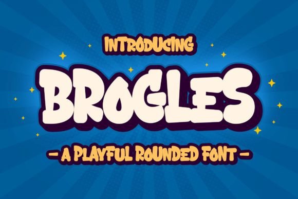 Brogles: A Playful Font for Branding and Design