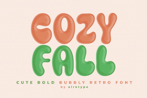Cozy Fall: The Font That Adds Warmth to Your Digital Brand