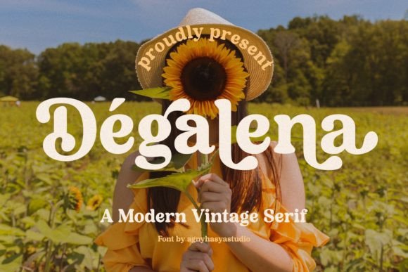 Degalena: A Serif Font for Modern Digital Branding