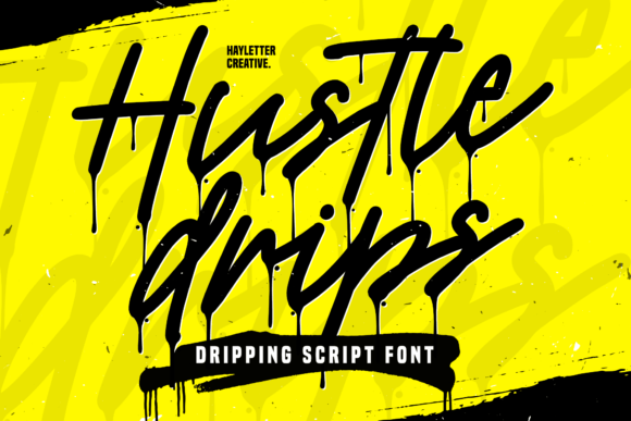 Font Choice That Speaks Volumes: Hustle Drips in Editorial Design