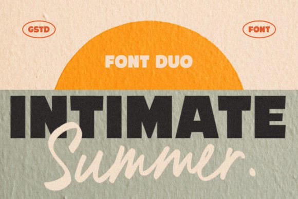 Intimate Summer Font Duo for Strong Brand Identity