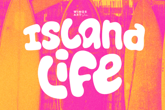 Island Life: A Display Font for Digital Design