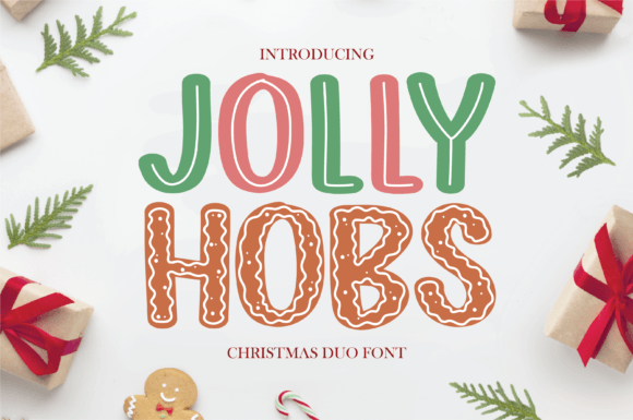Jolly Hobs Duo: A Display Font for Web Design and Brand Identity