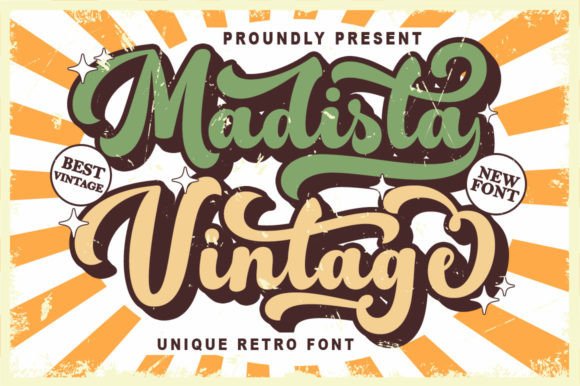 Madista Vintage: A Timeless Font for Crafters and Designers