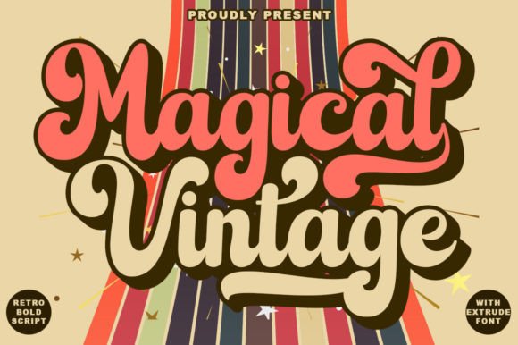 Magical Vintage Font: A Timeless Choice for Editorial Design