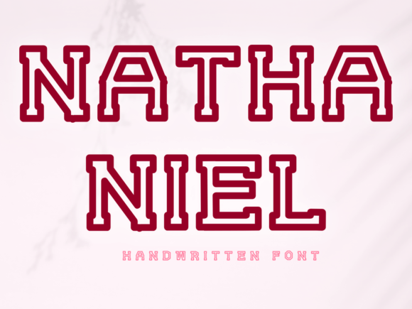 Nathaniel: A Display Font for Digital Distinction