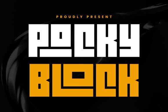 Pocky Block: A Bold Font for Creative Makers