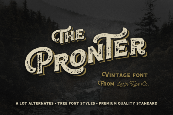 Pronter: A Versatile Display Font for Modern Web Design