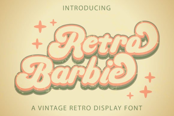 Retro Barbie: A Timeless Font for Editorial Design