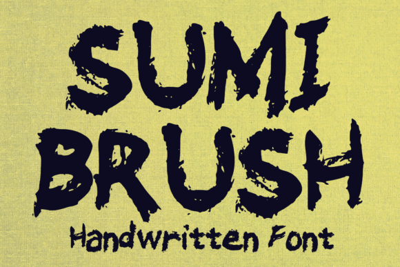 Sumi Brush: A Font That Speaks Volumes in Digital Design