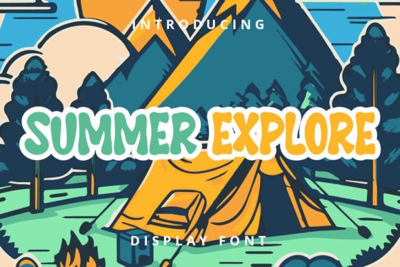 Summer Explore: A Display Font That Elevates Your Craft Projects